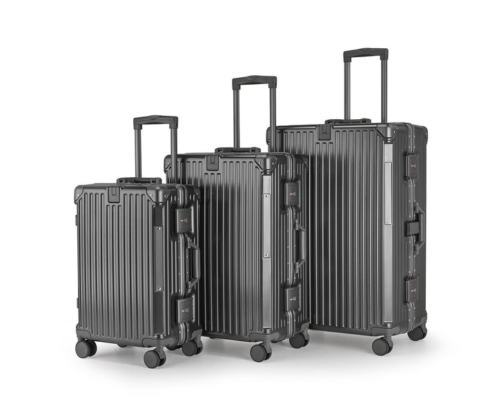 Unisex Aluminium Hard Shell Reisebagasjesett Skanto