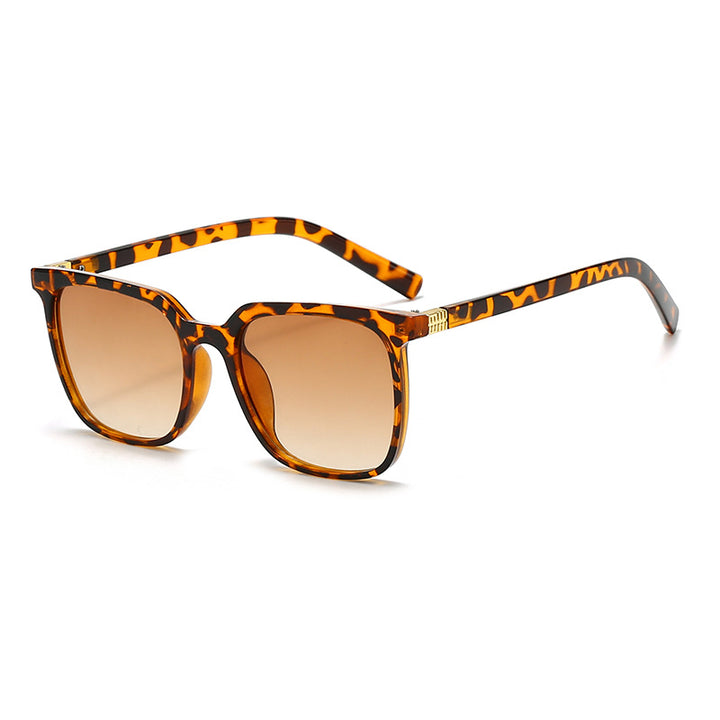 Dame moteriktig oversized solbrille Skanto
