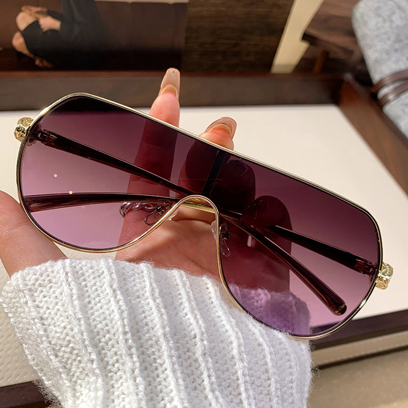Damer oversized pilot solbriller Skanto