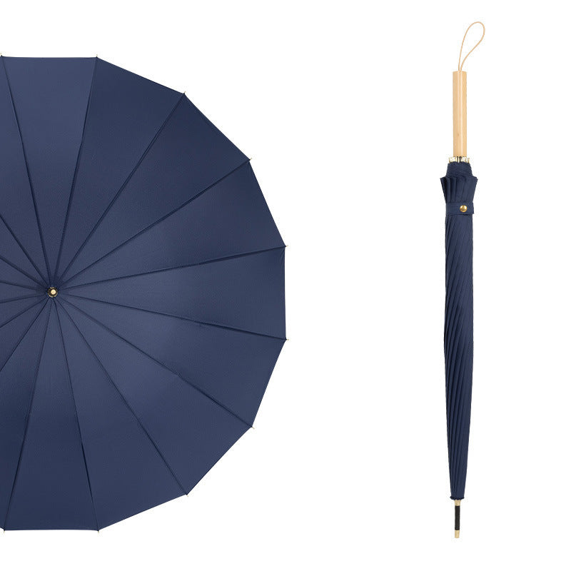 Dame Faltbar Regn paraply med elegant håndtering og unikt design Skanto