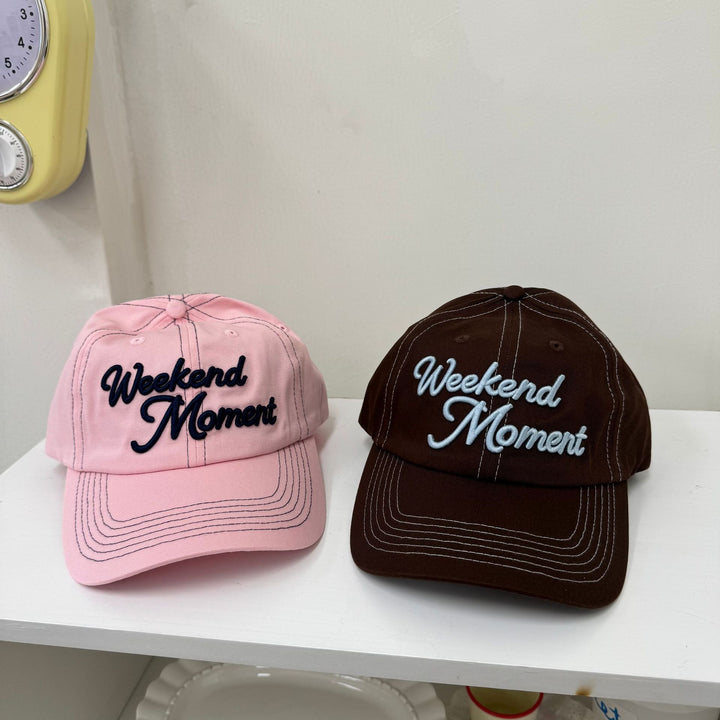 Dame Hjemmekoselig Bomull Baseball Caps med Brodert Frase Skanto