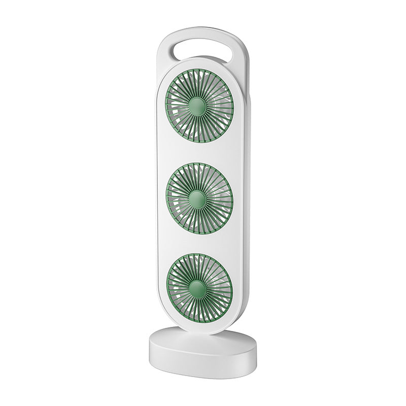 Unisex Multi-Head Portable Desk Fan Skanto