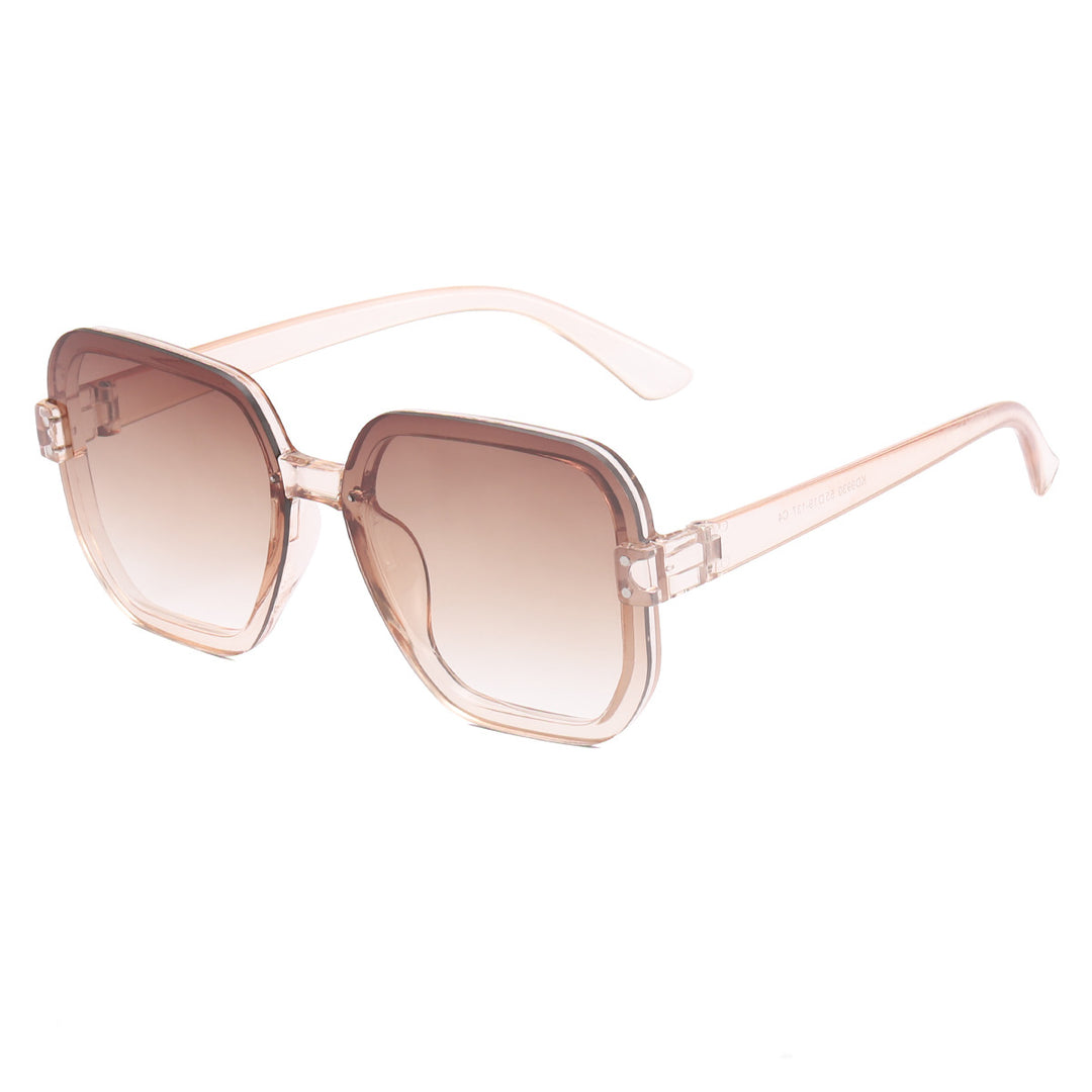 Dame modische quadratiske solbriller med gradient glass Skanto