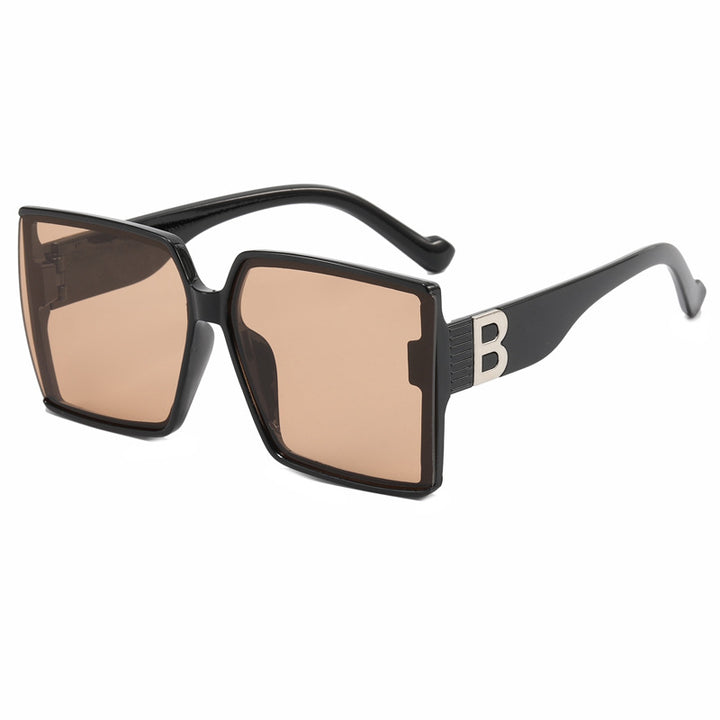 Dame Overdimensjonert Solbrille med luksuriøs Detalj Skanto