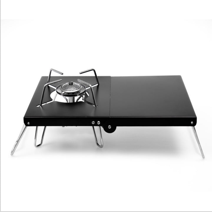 Bærbart gass-kokebord med sammenleggbart design og stabil overflate i aluminium Skanto