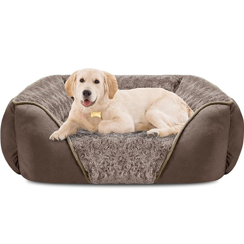 Ortopedisk Plysj Sofa Hundeseng