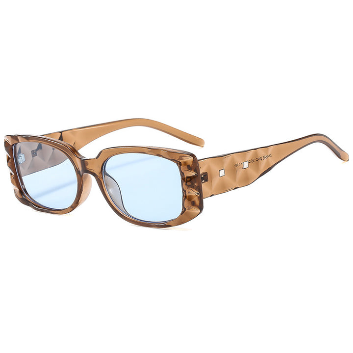 Dame Designer solbrille med unikt ramme og UV-beskyttelse Skanto