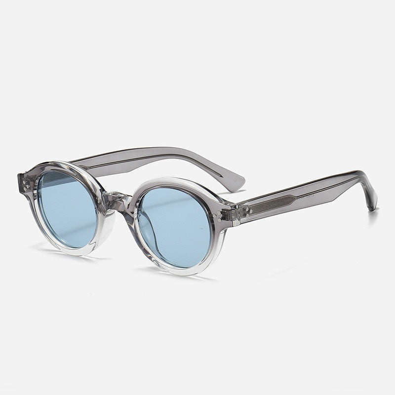 Damer Modisk Rund-solbrille med stilige detaljer Skanto