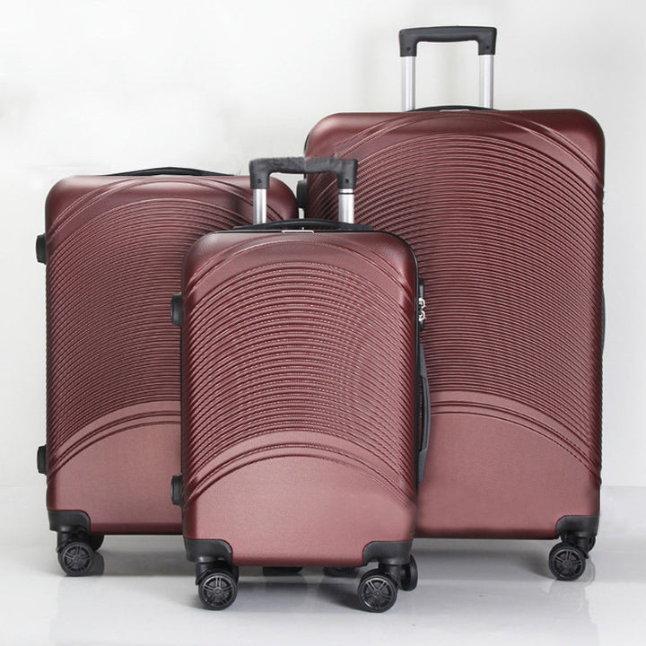 Unisex Premium Teksturgomer Hardshell Bagasjesett Skanto