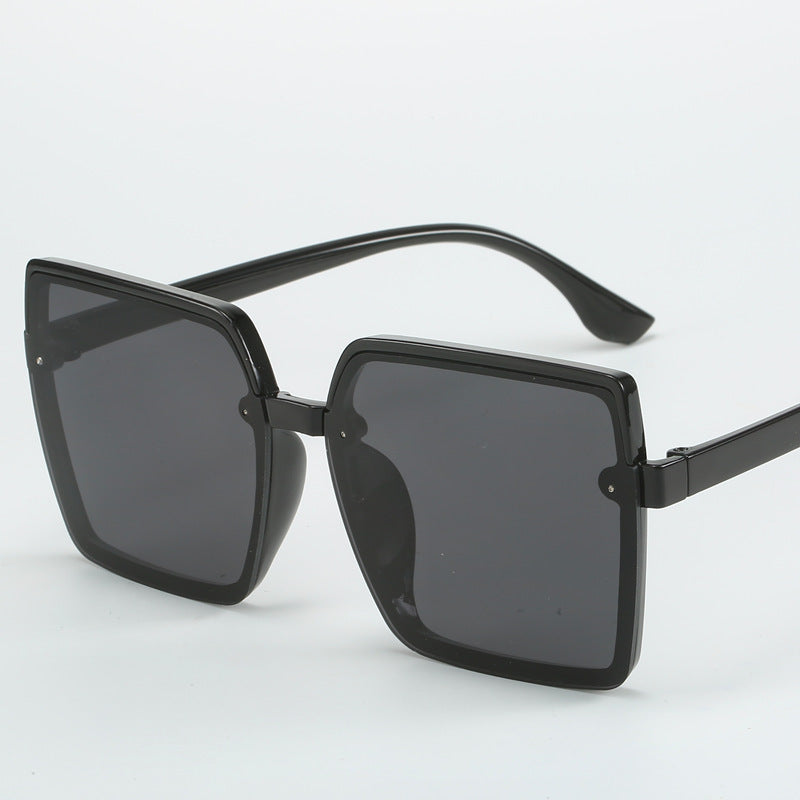 Damer oversized solbriller med kvadratisk ramme Skanto