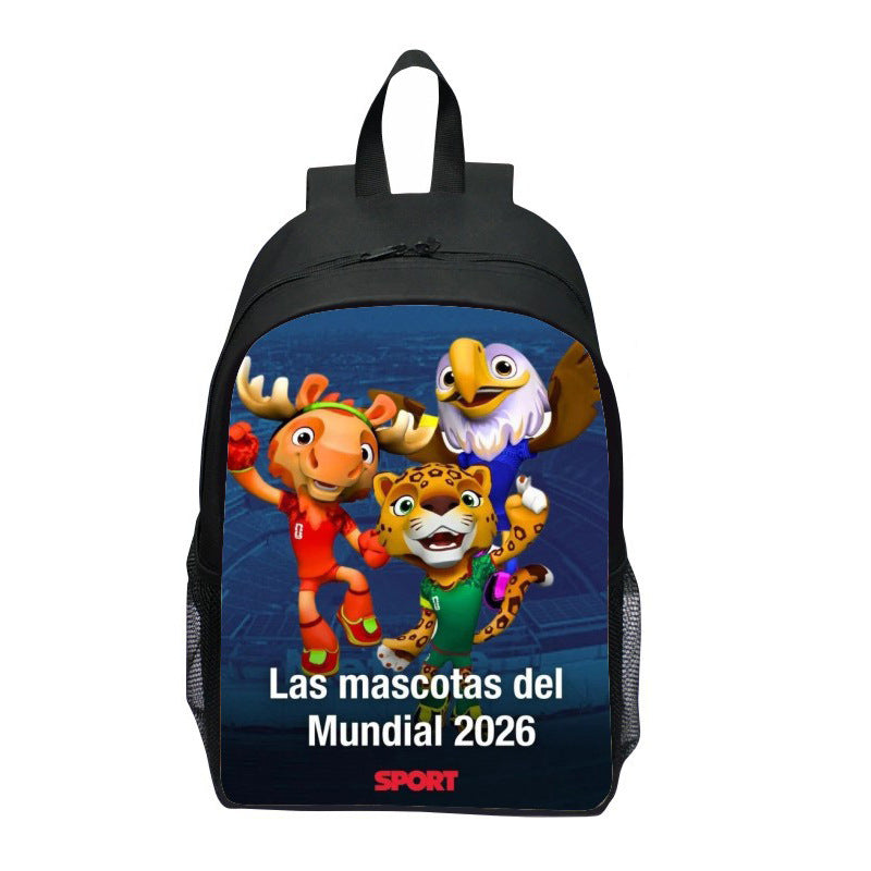 Sporty ryggsekk med Wm-trofé design Skanto