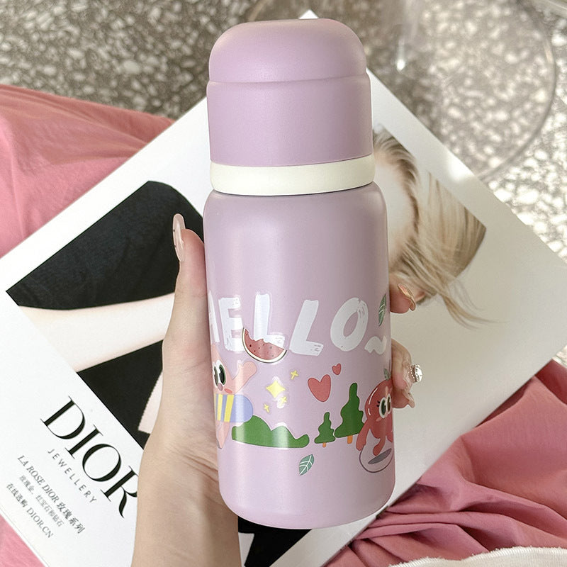 Damen Isolierflasche mit fröhlichem Tierdesign Skanto