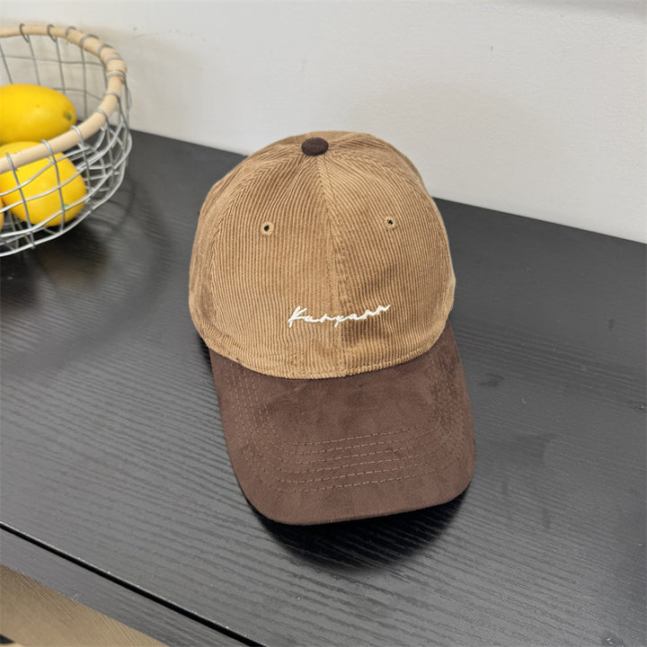 Herre Cordfløyel Bredbremmet Baseball Caps Skanto