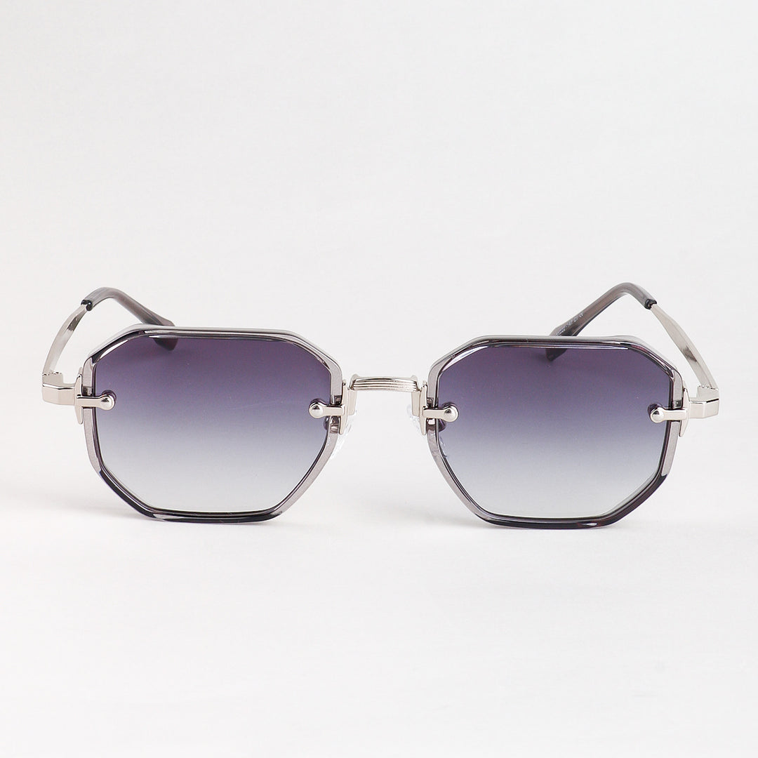 Dame moteriktig solbrille i elegant, åttkantet design Skanto
