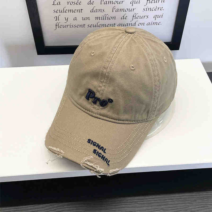 Kvinnenes Casual Slitt Brodert Baseball Caps Skanto
