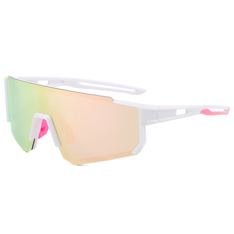 Unisex Futuristisk Skjold Solbriller Skanto