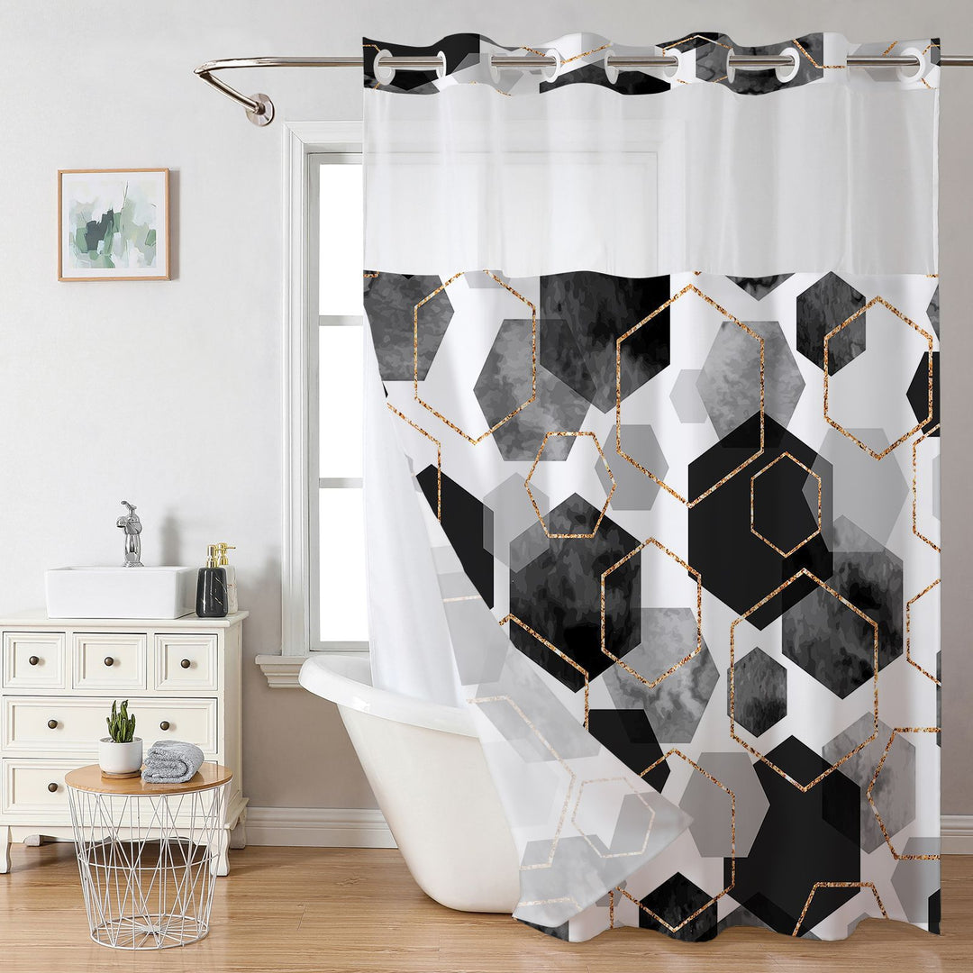 Geometric Pattern Dusjforheng Skanto