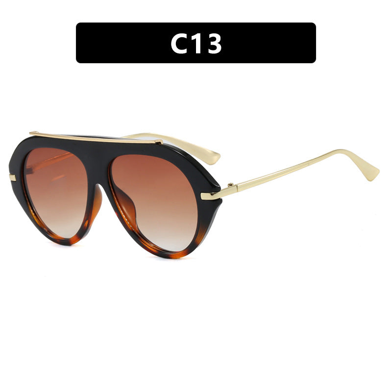 Dame solbrille i elegant heksagon-design Skanto