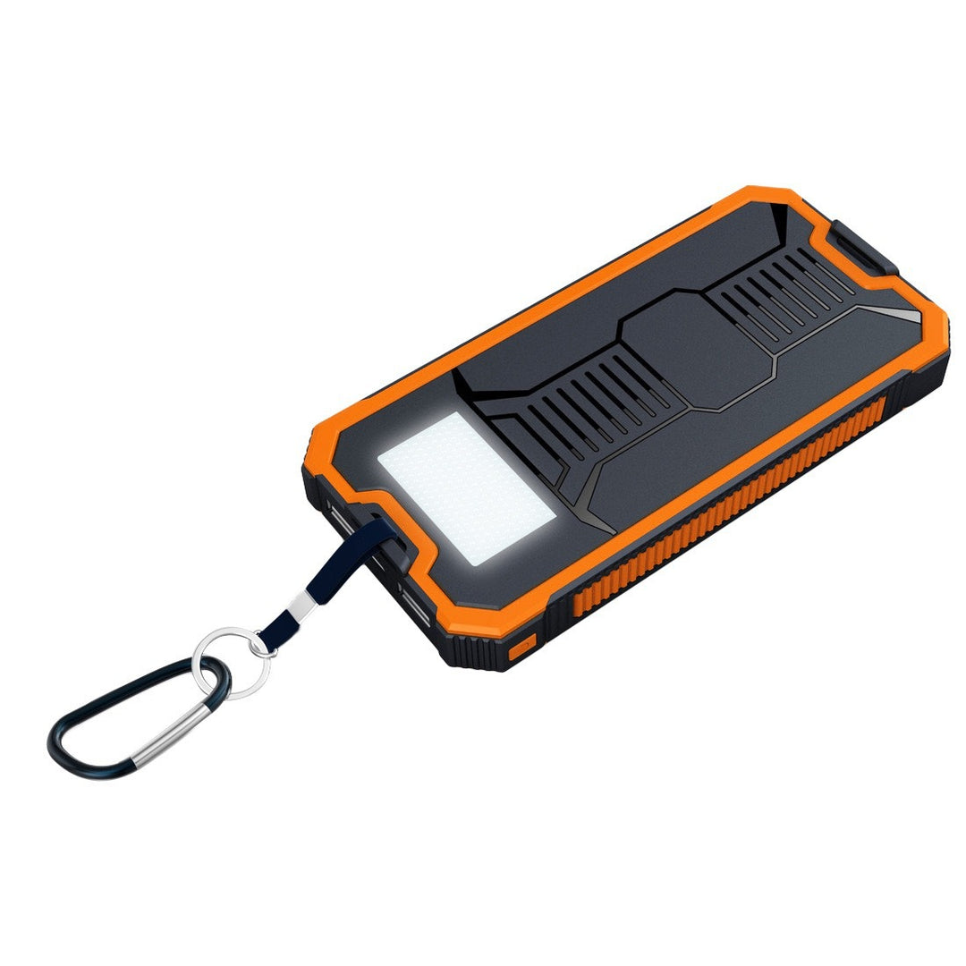 Robust Powerbank med integrert LED-lommelykt Skanto