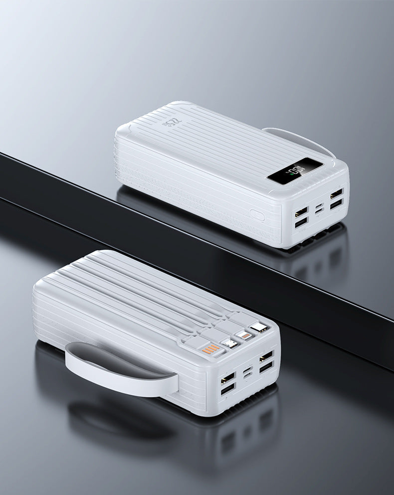 Bærbar powerbank med multifunksjonell ladeport og smartteknologi Skanto