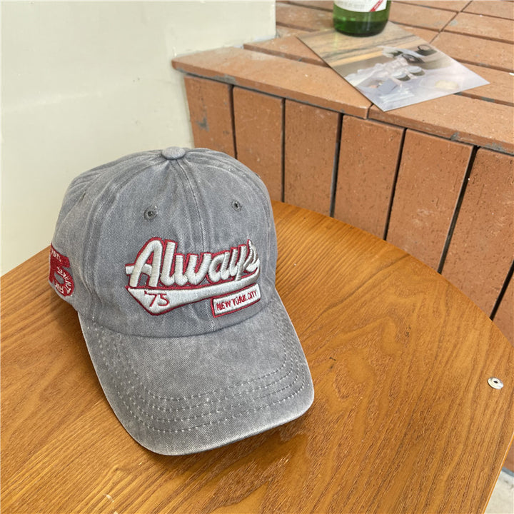 Herre Vintage-inspirert Slitt Bomull Baseball Caps Skanto