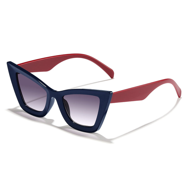 Dame Cat-Eye solbriller med moderne ramme og UV-beskyttelse Skanto