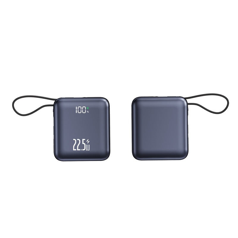 Høyytelses powerbank med LED-skjerm og hurtigladefunksjon Skanto