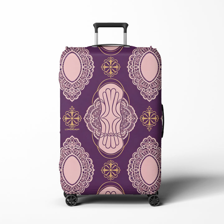 Dame koffert med unikt håndtegnet design Skanto