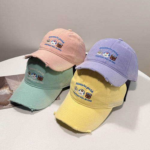 Unisex Brodert Fritids Caps Skanto