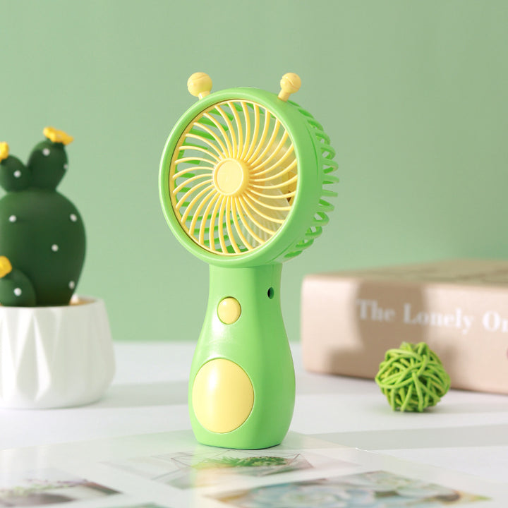 Unisex Mini Snegleformet USB Oppladbar Skrivevifte Skanto