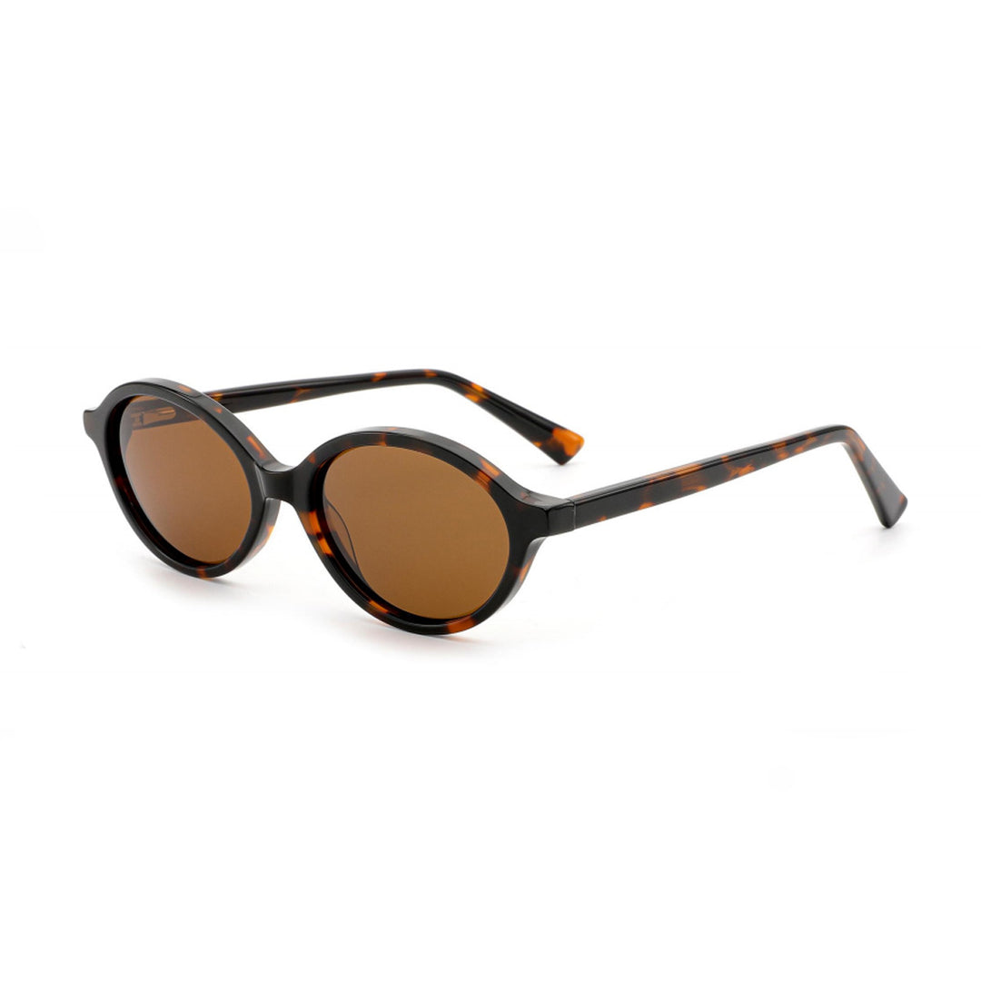 Dame solbrille i elegant, strukturert design med polarisert glass Skanto