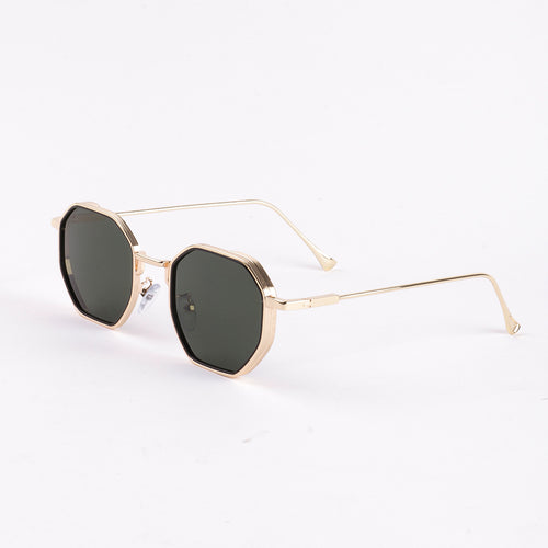 Dame solbrille i moderne, åttekantede design med UV-beskyttelse Skanto