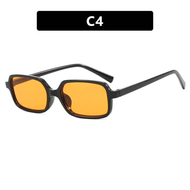 Dame kvadratisk solbrille med unikt, ekstravagant design og UV-beskyttelse Skanto
