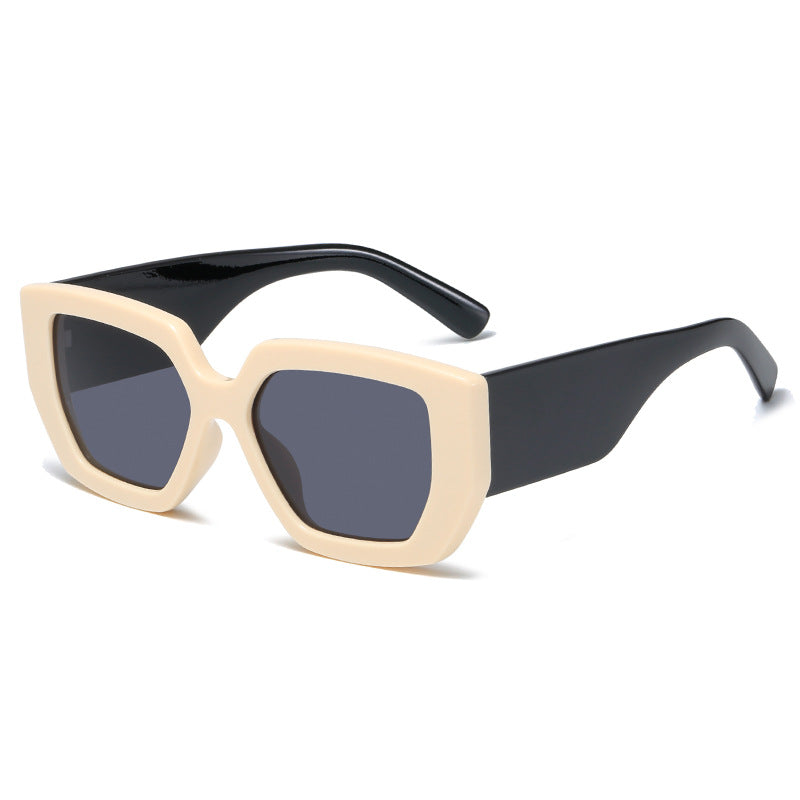 Damer Ekstravagant Geometrisk Solbrille Skanto