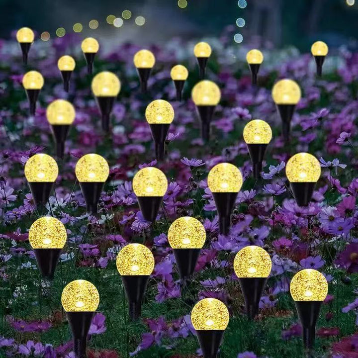 Crescent Moon Solar Garden Stake Lights Skanto