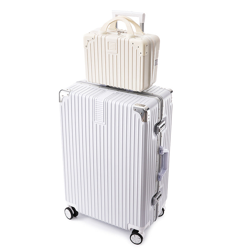 Men's Robust Hard-Shell Wheeled Luggage Skanto