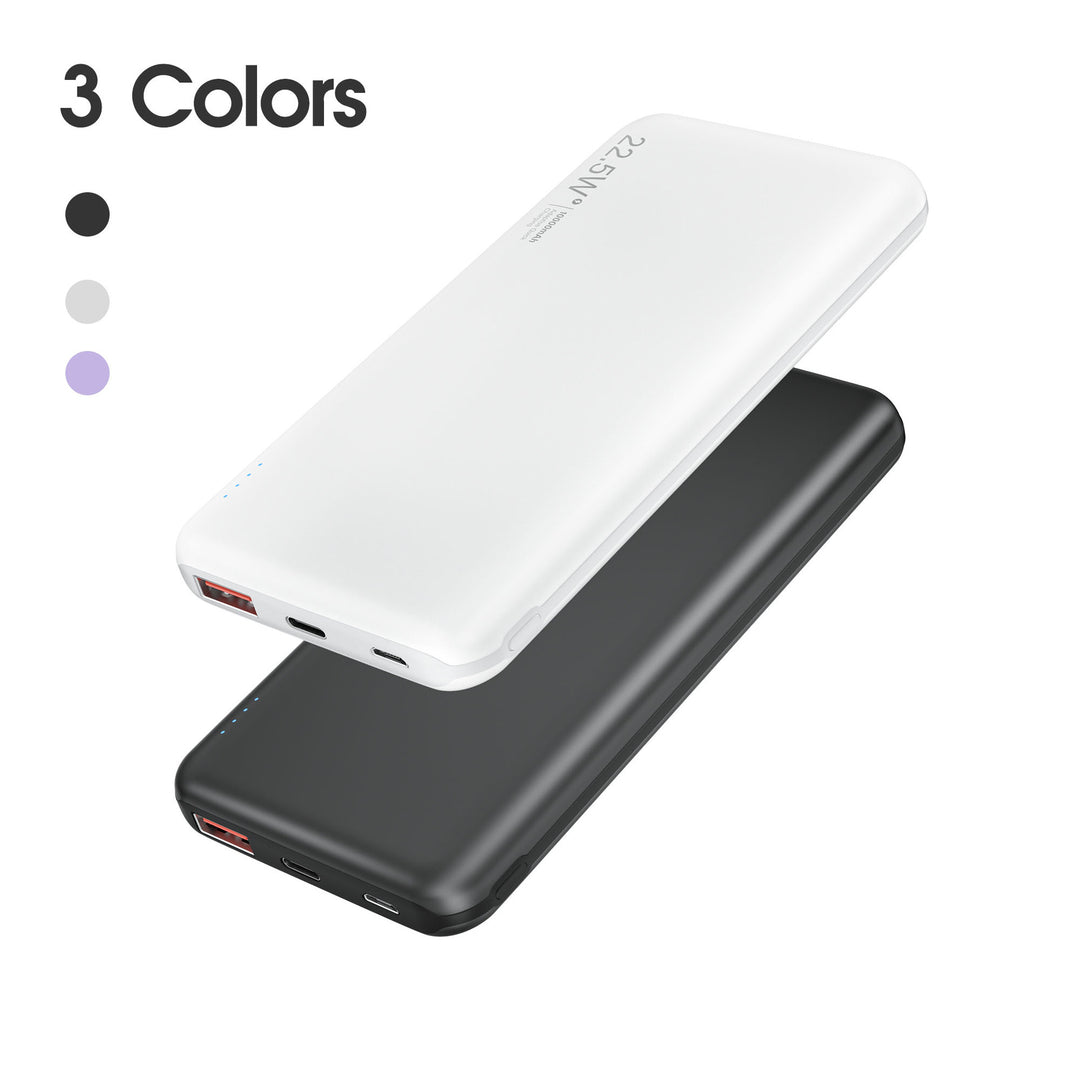 Bærbar Powerbank med hurtiglading og flere ladekontakter Skanto