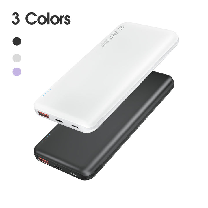 Bærbar Powerbank med hurtiglading og flere ladekontakter Skanto