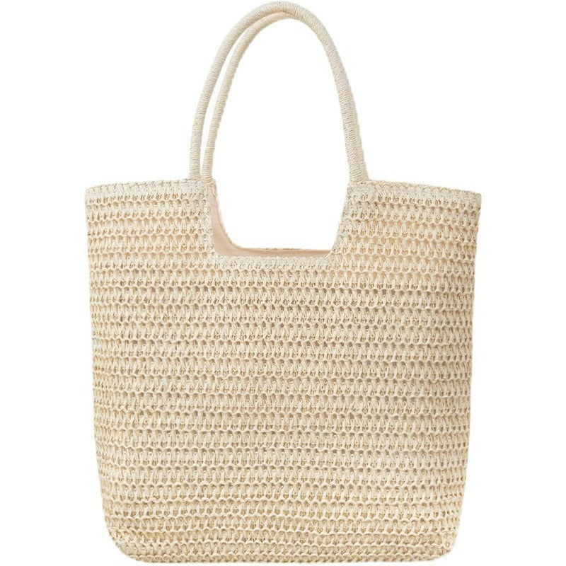 Strukturert makramee shopper Skanto