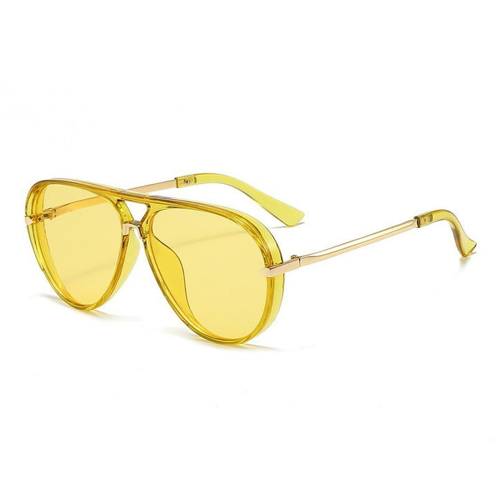 Dame pilot-solbrille med moderne metallramme og UV-beskyttelse Skanto