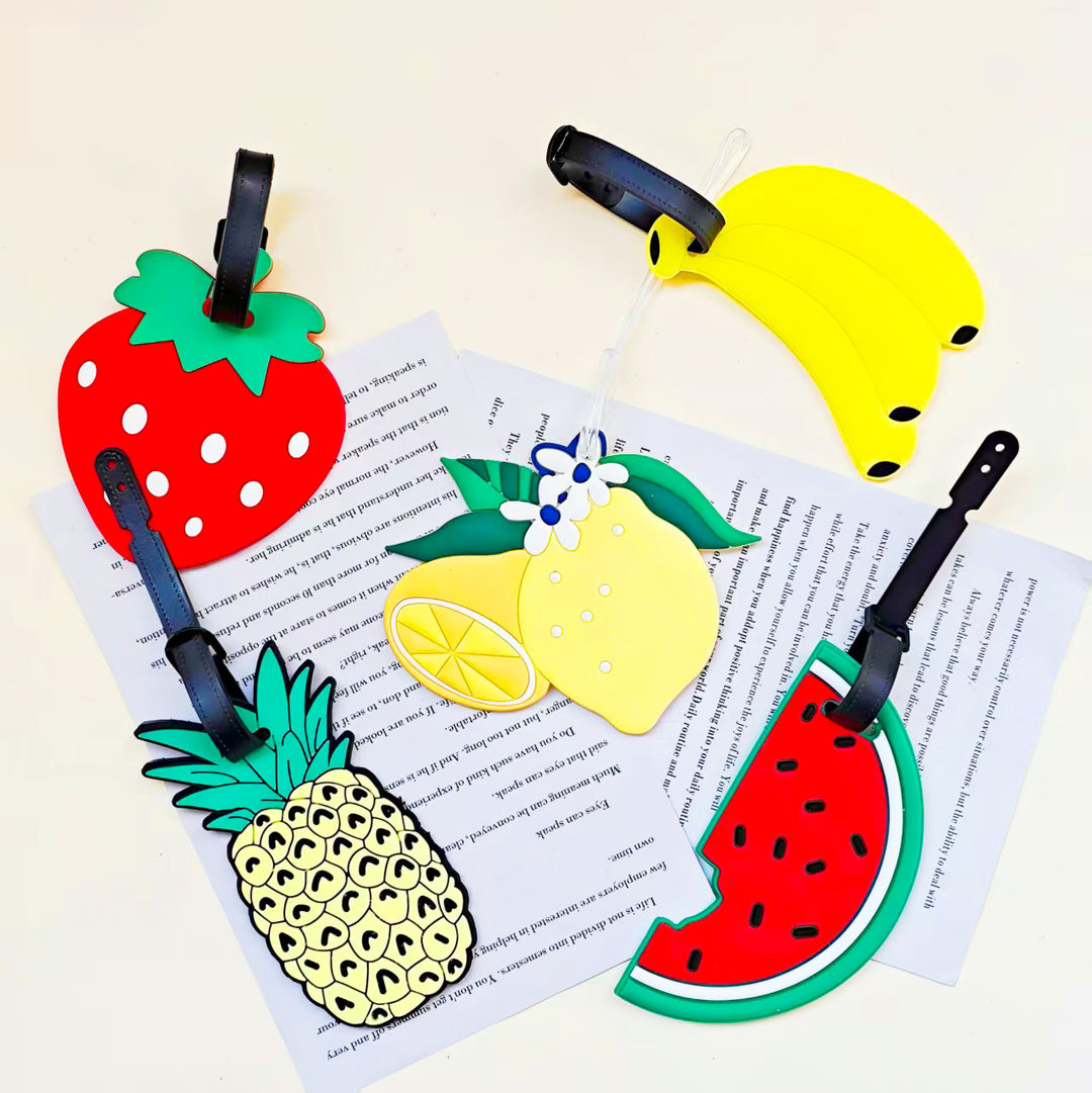 Unisex Strawberry Luggage Tag Skanto