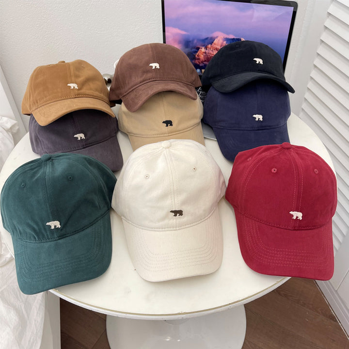 Kvinnens avslappede bomull brodert baseballcap Skanto