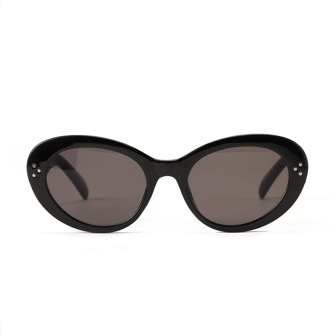Dame moteriktig oversized solbrille med elegant ramme Skanto