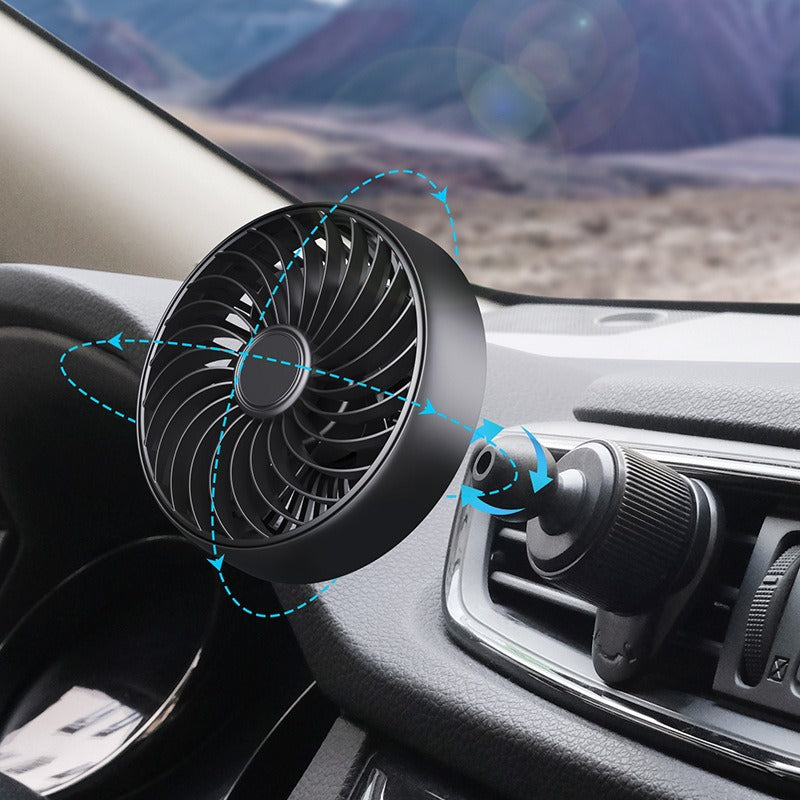 Unisex Dual-Head Justerbar Dashboard Vifte Skanto