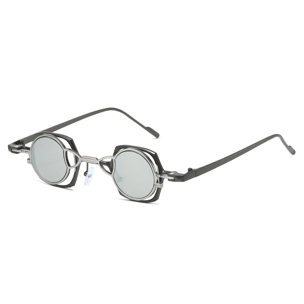 Dame moteriktig solbrille med unikt rammedesign Skanto