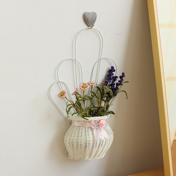Dekorativ Woven Flower Basket Skanto
