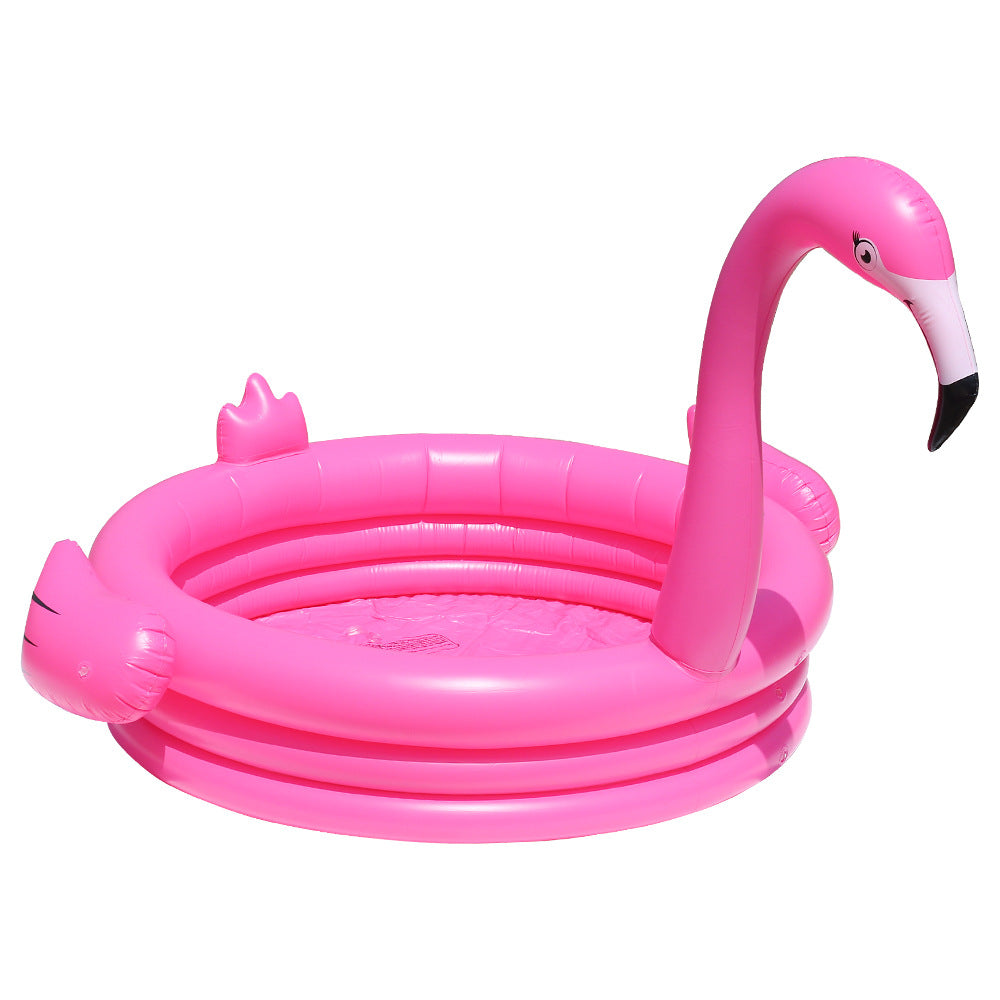 Damer Inflatable Flamingo Svømmebasseng Skanto
