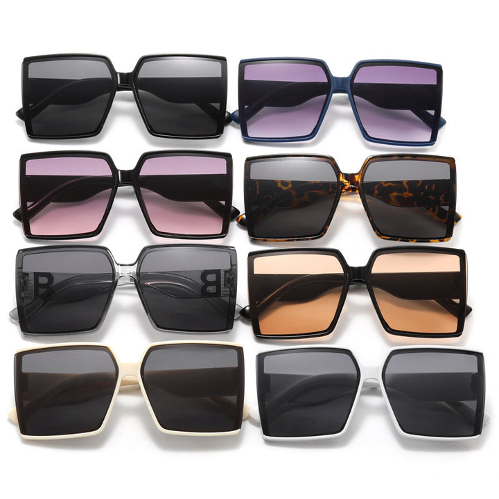 Dame Overdimensjonert Solbrille med luksuriøs Detalj Skanto