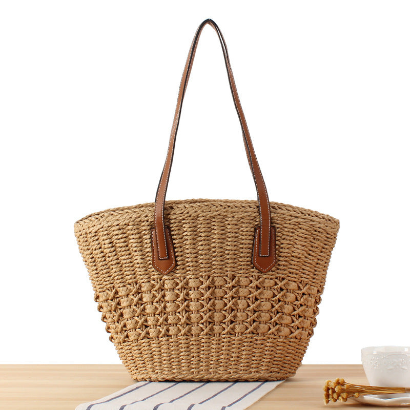 Handbag with Braided Design Skanto