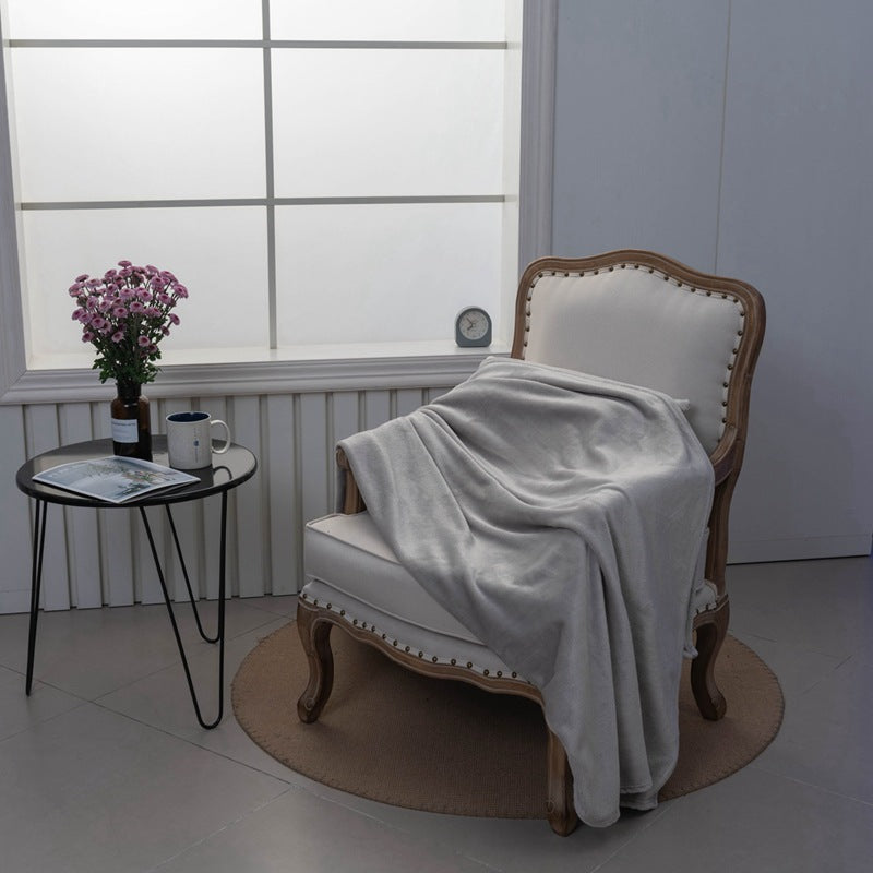 Damer Koselig Plysj-teppe med Vendbart Design Skanto
